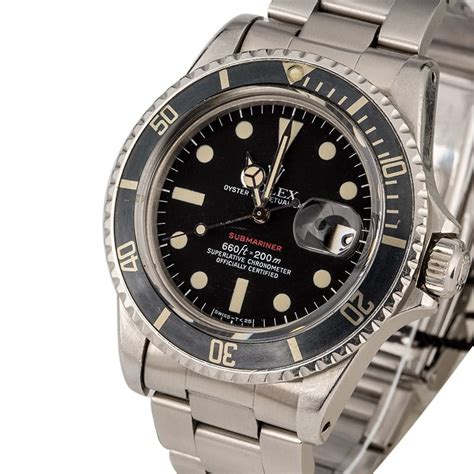 rolex submariner red text.